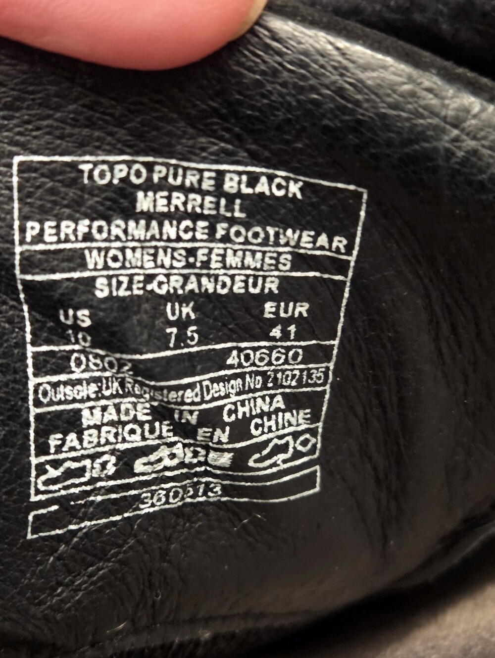Merrell Topo Pure Oxford Lace-up Shoes Black Suede Womens Size 10 - Picture 10 of 10